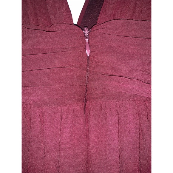 Lulu's Heavenly Hues Women S Burgundy Maxi Dress Bridesmaids Wedding Formal Prom - Picture 12 of 16